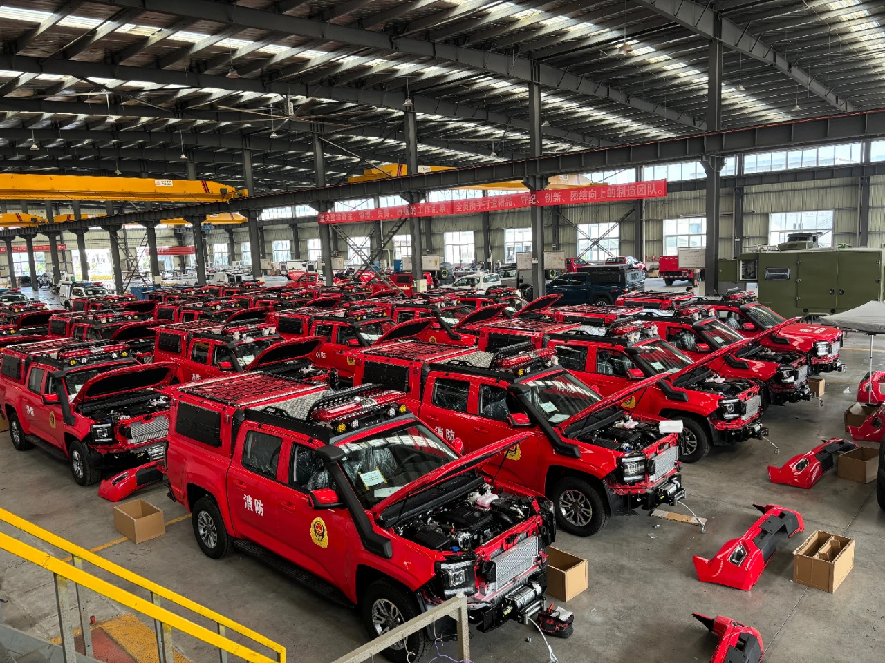 十堰制造橫空出世！張灣西城開發(fā)區(qū)震序車船公司開發(fā)新品車首批429臺即將銷往黑龍江、青海、內(nèi)蒙等地